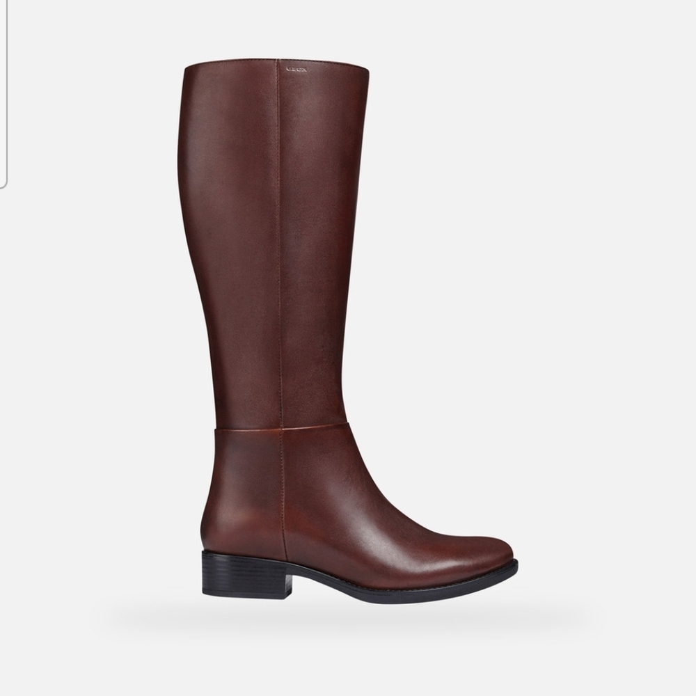 Geox brown leather boots